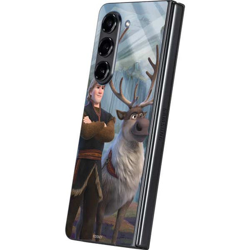 Disney Frozen II Kristoff and Sven Galaxy Z Fold5 5G Skin